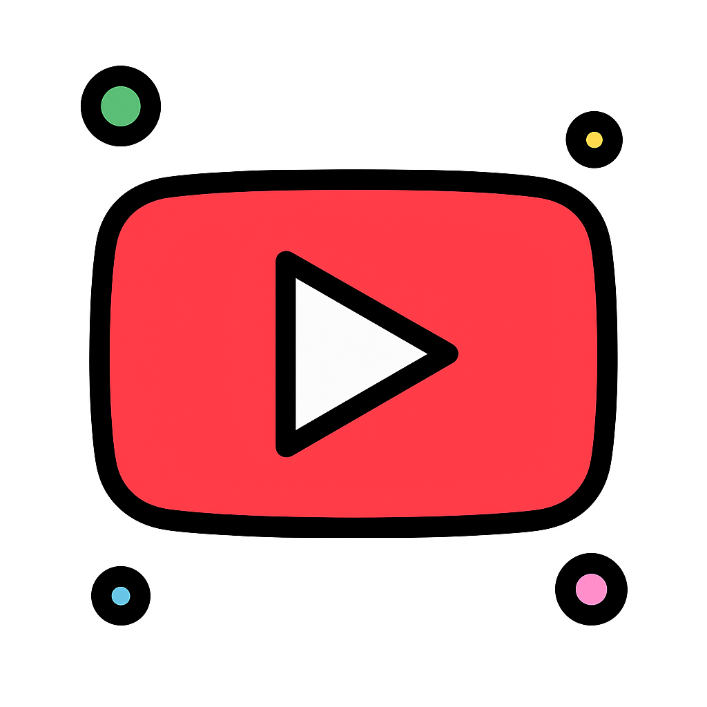 cartoon youtube icon